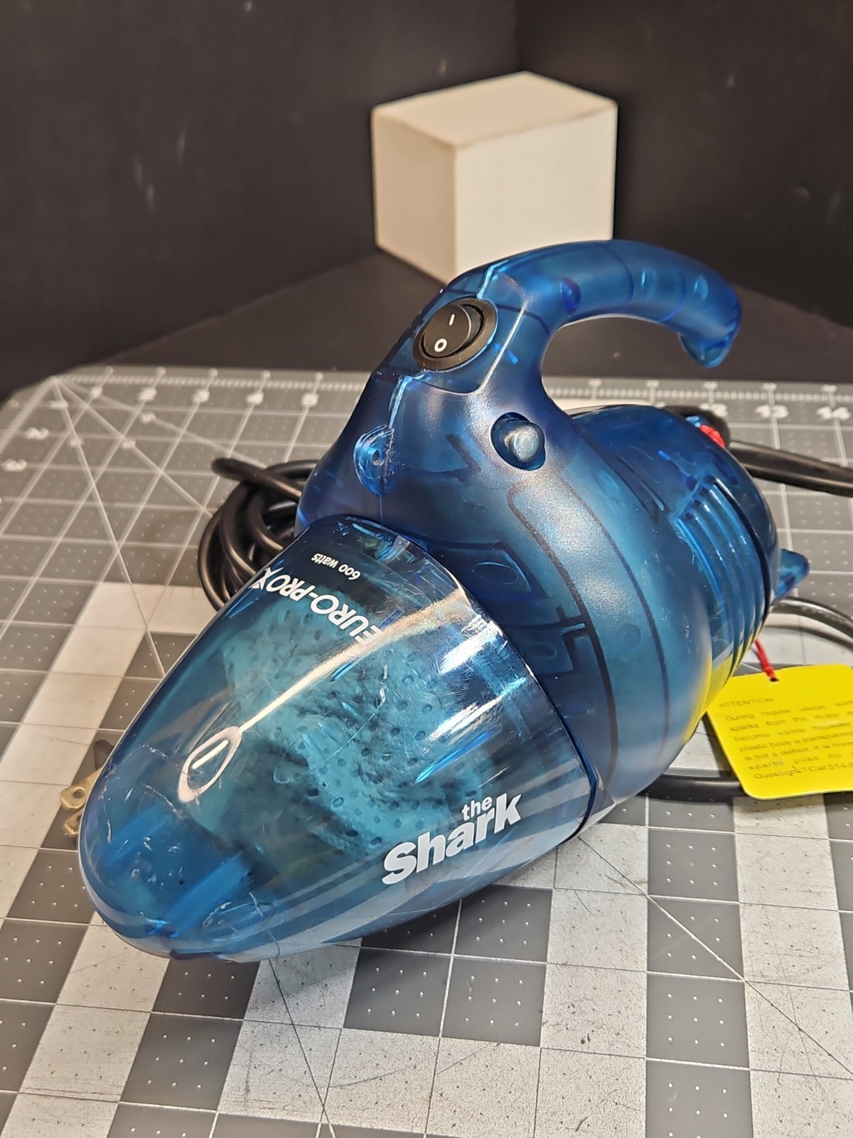 Shark Euro-Pro X Handheld Vacuum 600W Blue Corded Lightweight Small Home Cleaner