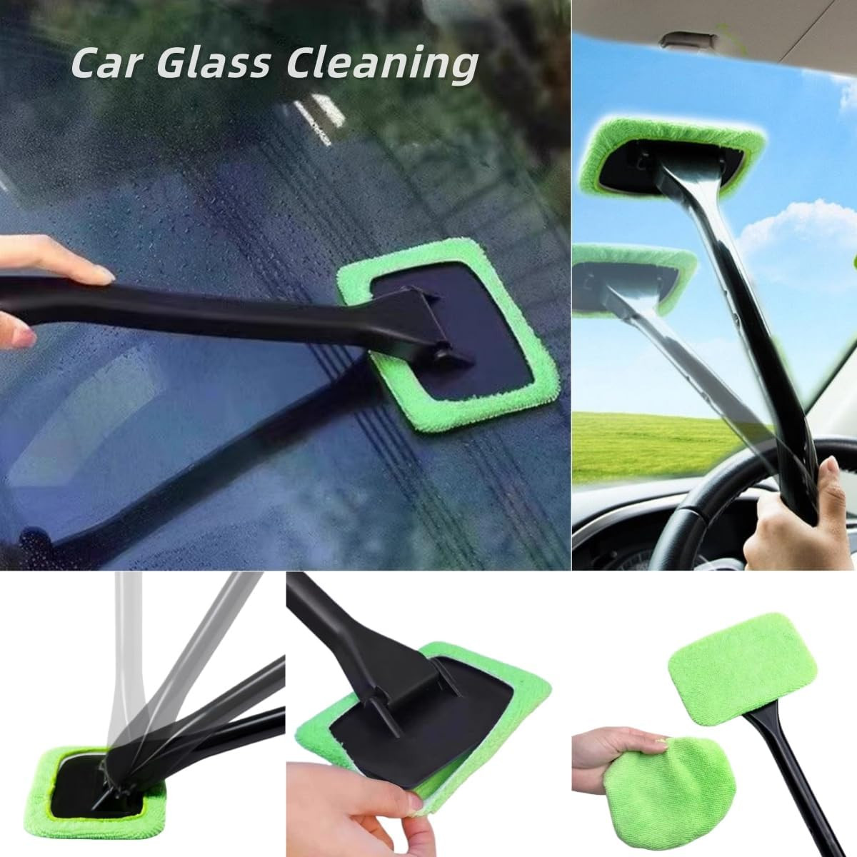 CRAFNEW Small Window Track Cleaning Kit, 20Pcs Multi-Purpose Household Cleaning