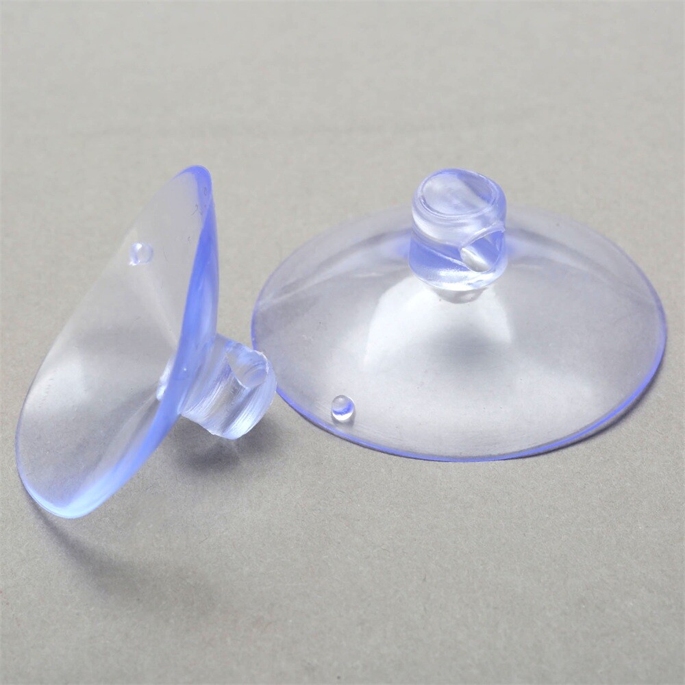 1.1″-1.57″ Transparent Rubber Suction Cup Sucker Window Glass Wall Hook Hanger