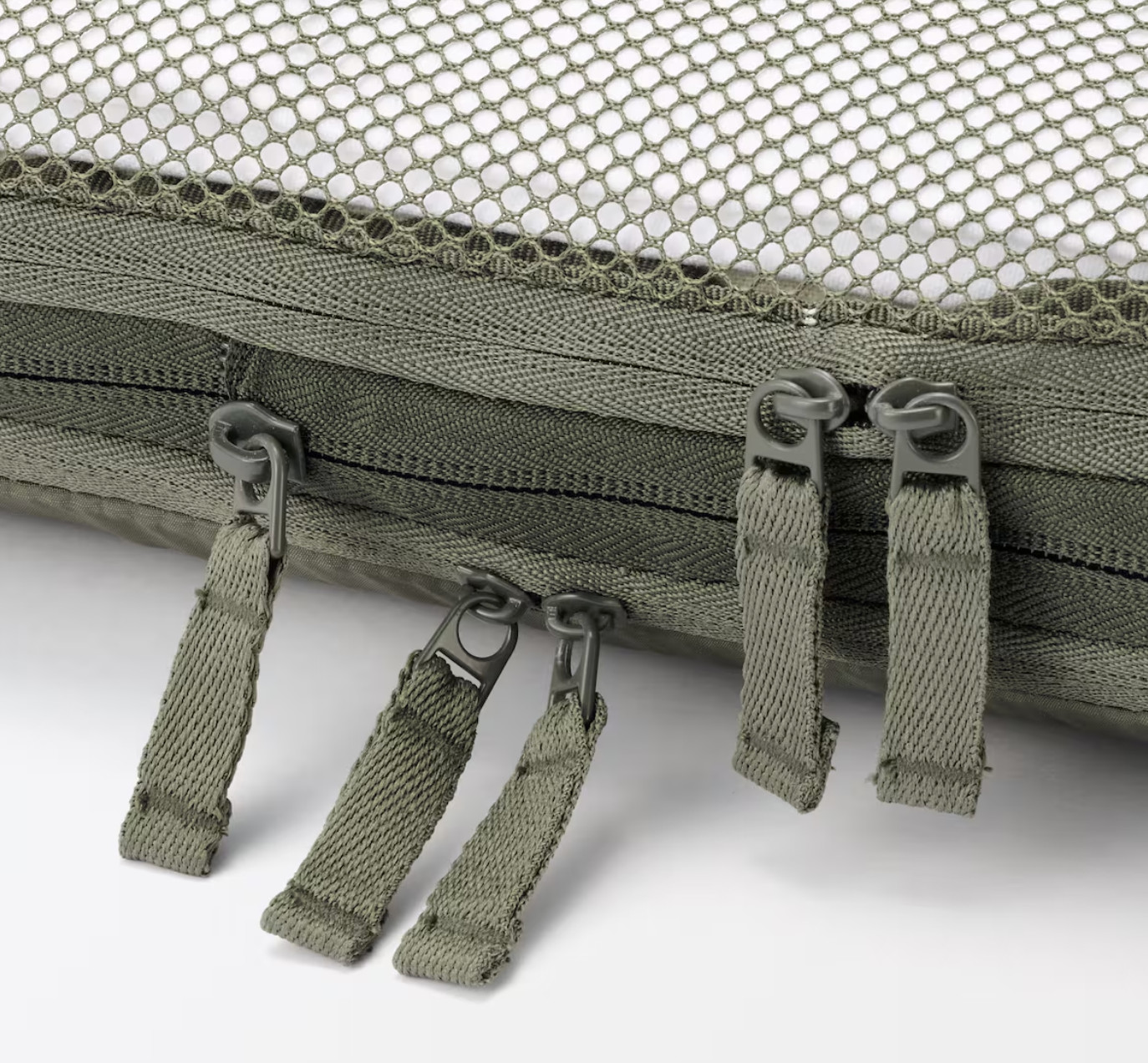 Muji Polyester Sorting case Compressed type 26 x 40 x 10 cm Khaki