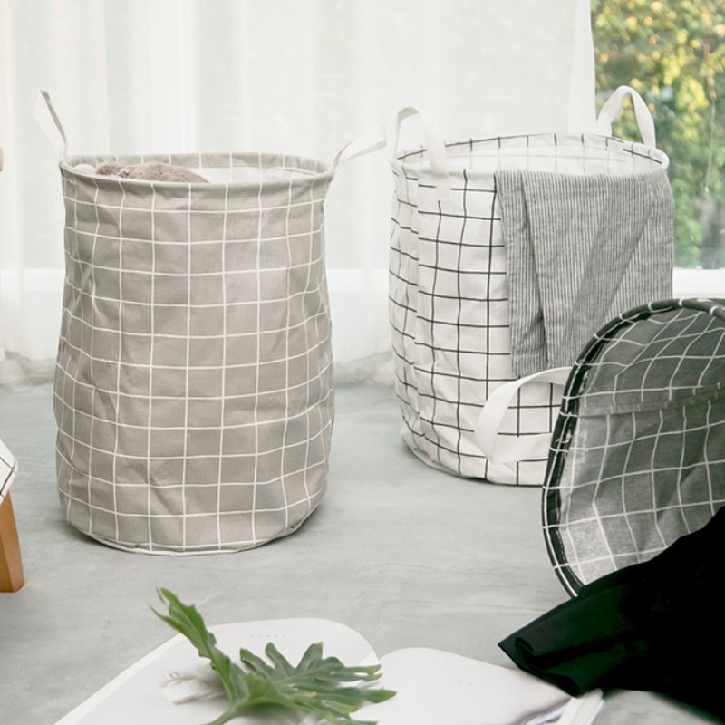 Dirty Clothes Basket Foldable Miscellaneous Storage Bucket House Laundry Basket