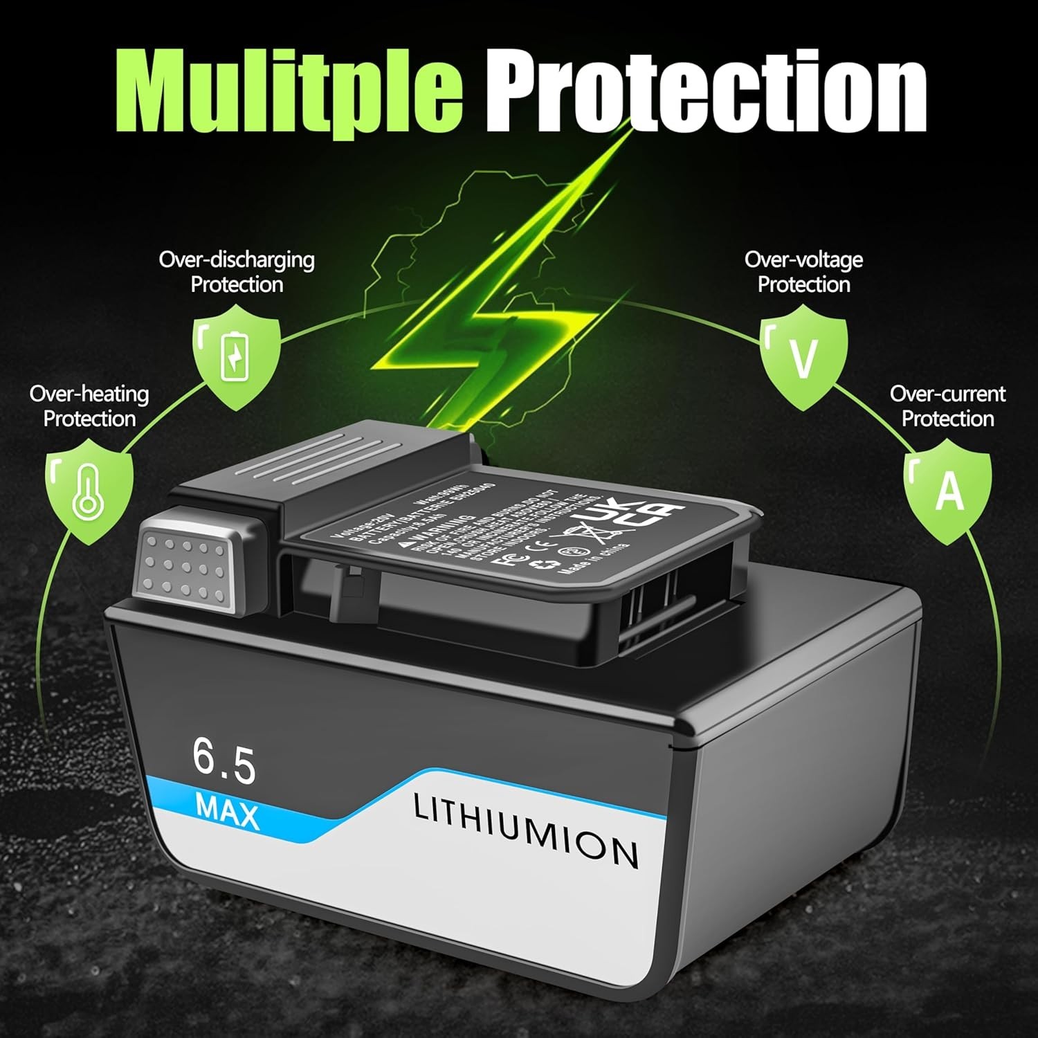 20V 6.5Ah BH25040 BH53420PC Battery for All Hoover ONEPWR/Hand Held/Spotless Go