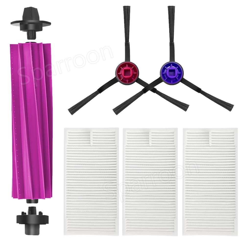 For Eureka E20 Plus Robot Vacuum Cleaner Brush Filter Replacement Cloth Mop Kit