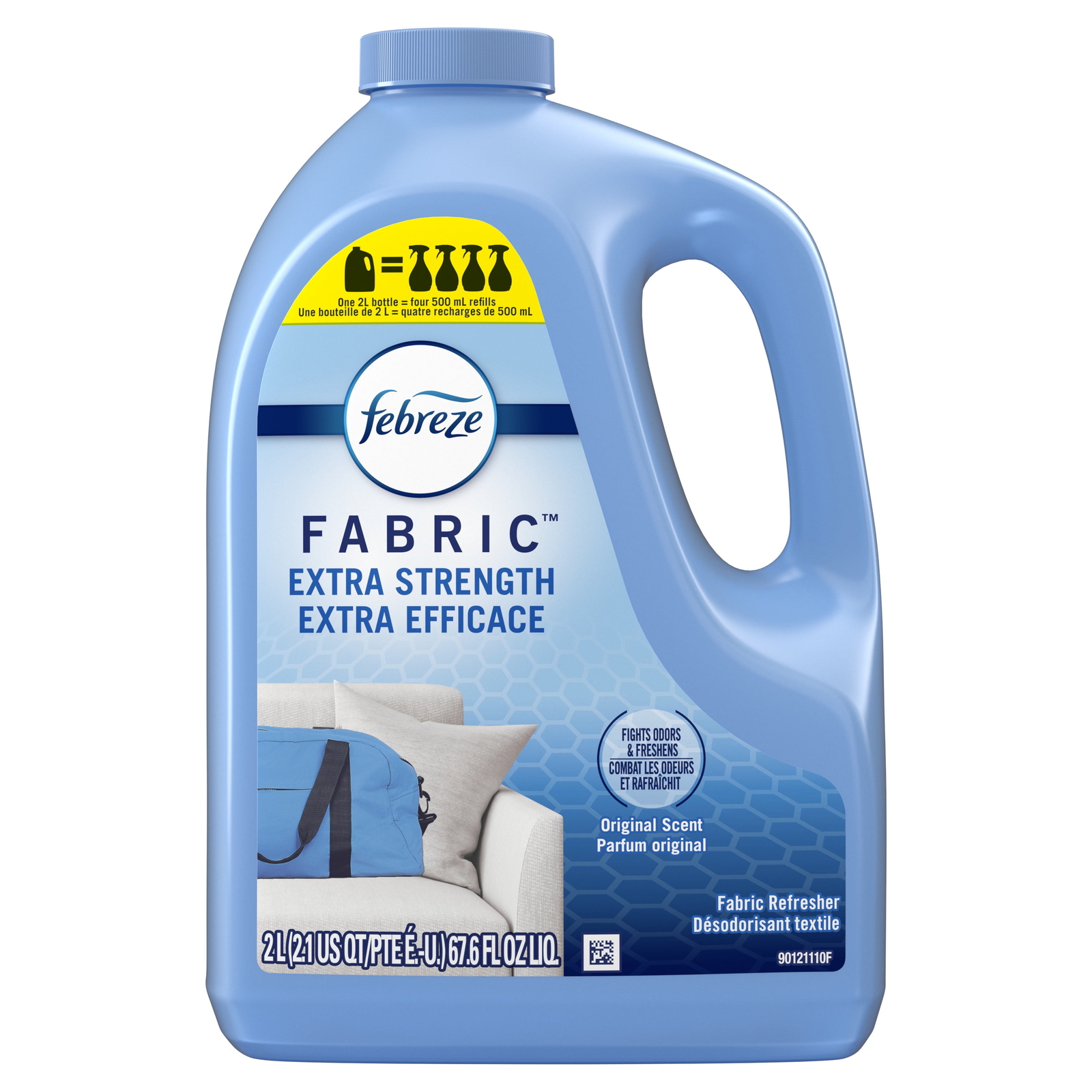 Febreze Odor-Eliminating Fabric Spray Refill, Extra Strength, 67.6 fl oz.USA