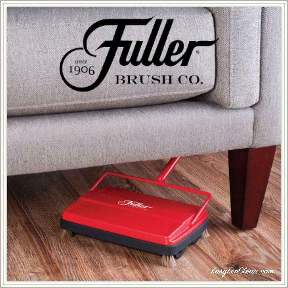 Fuller Brush 17052 Electrostatic Carpet & Floor Sweeper 9″ Cleaning Path – Red