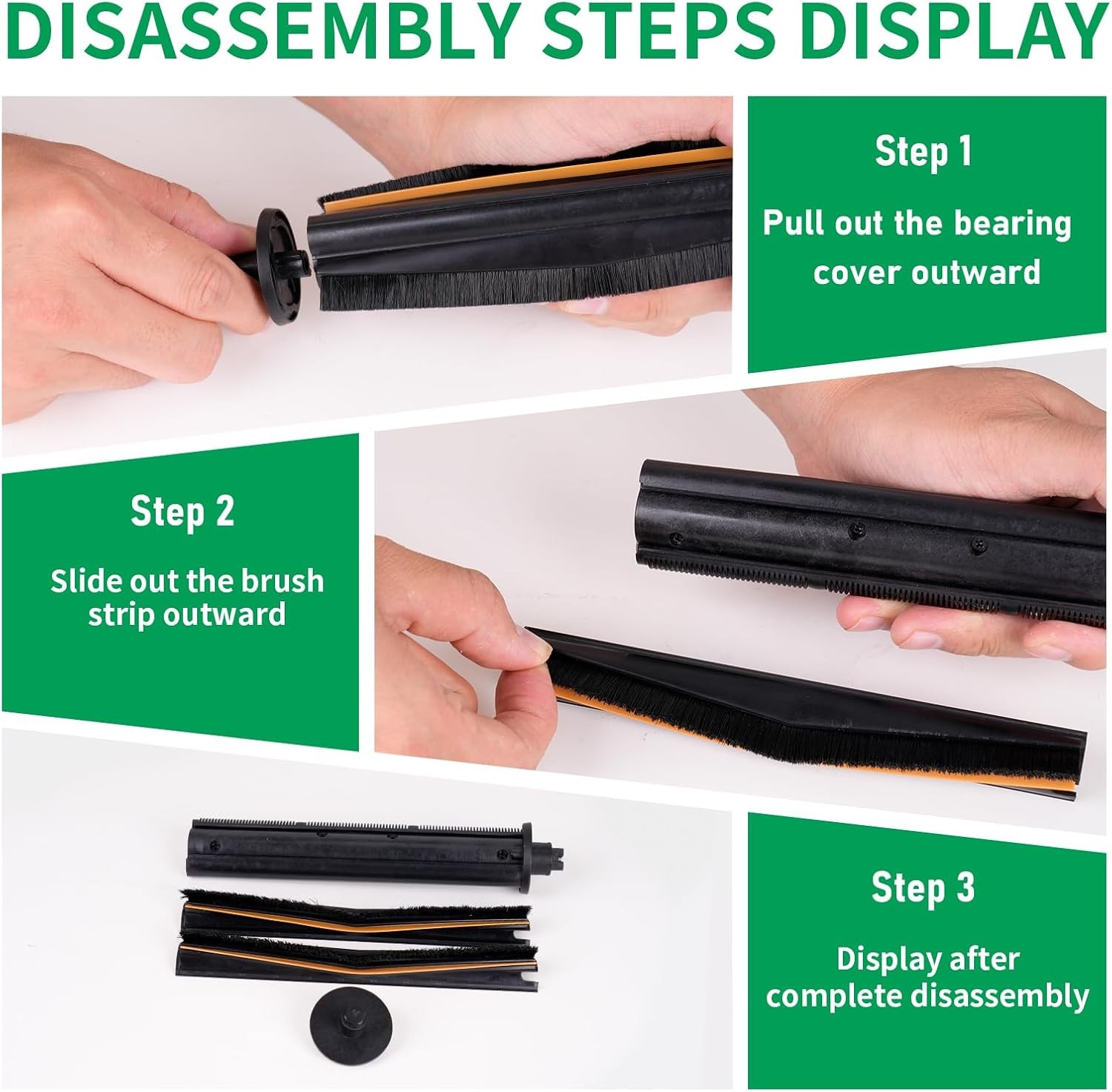 L40 Ultra TriCut Main Brush Replacement Compatible with Dreame X40 Ultra X30