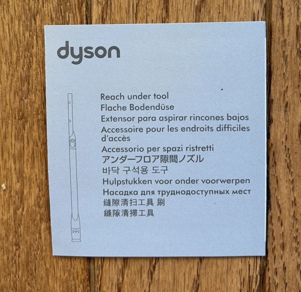 Dyson V8 V7 V10 Carbon Fiber Reach-Under Flexi-Crevice Tool 3 Piece Genuine OEM