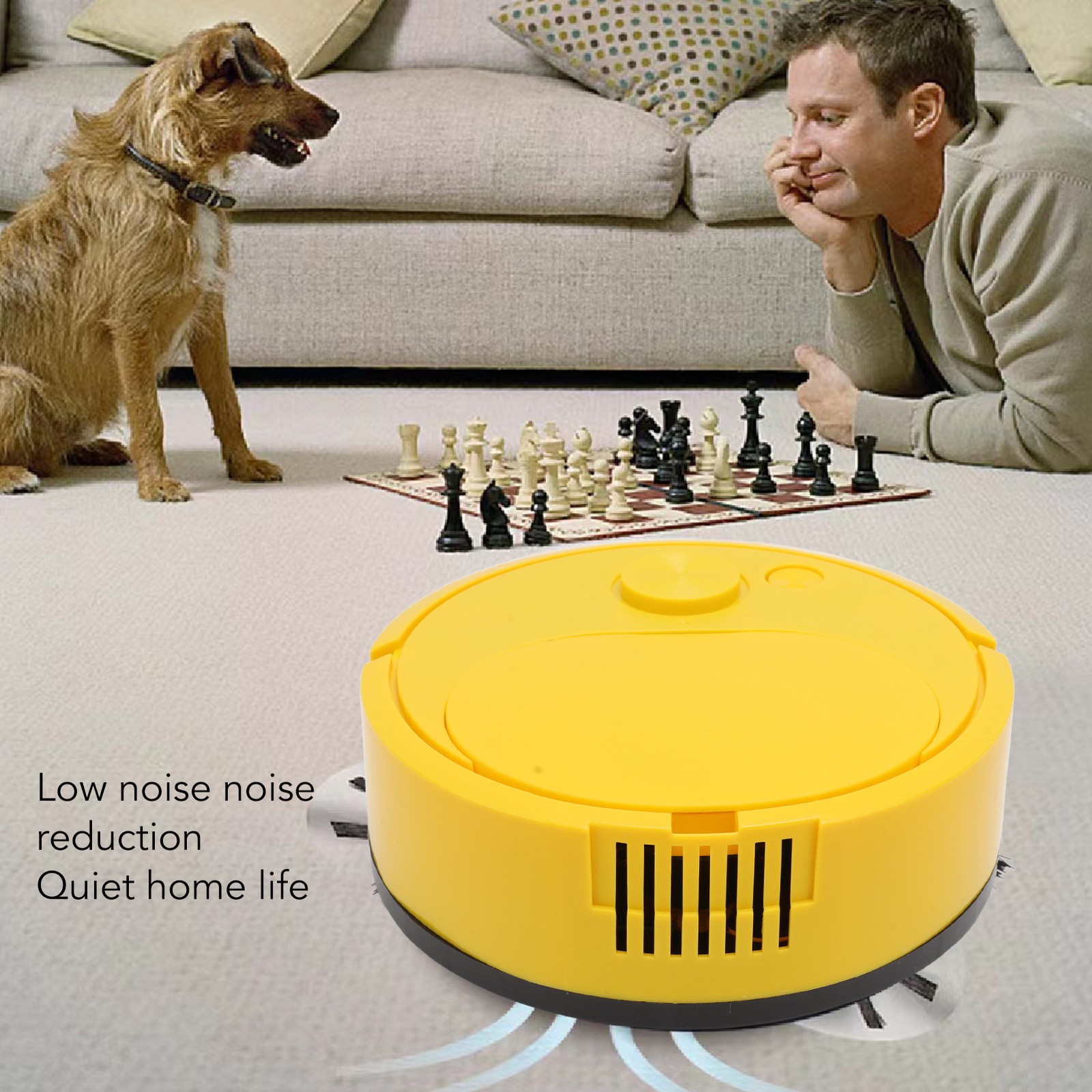 Smart Robot Vacuum Cleaner Multifunctional USB Charging Mini For Wooden Floor