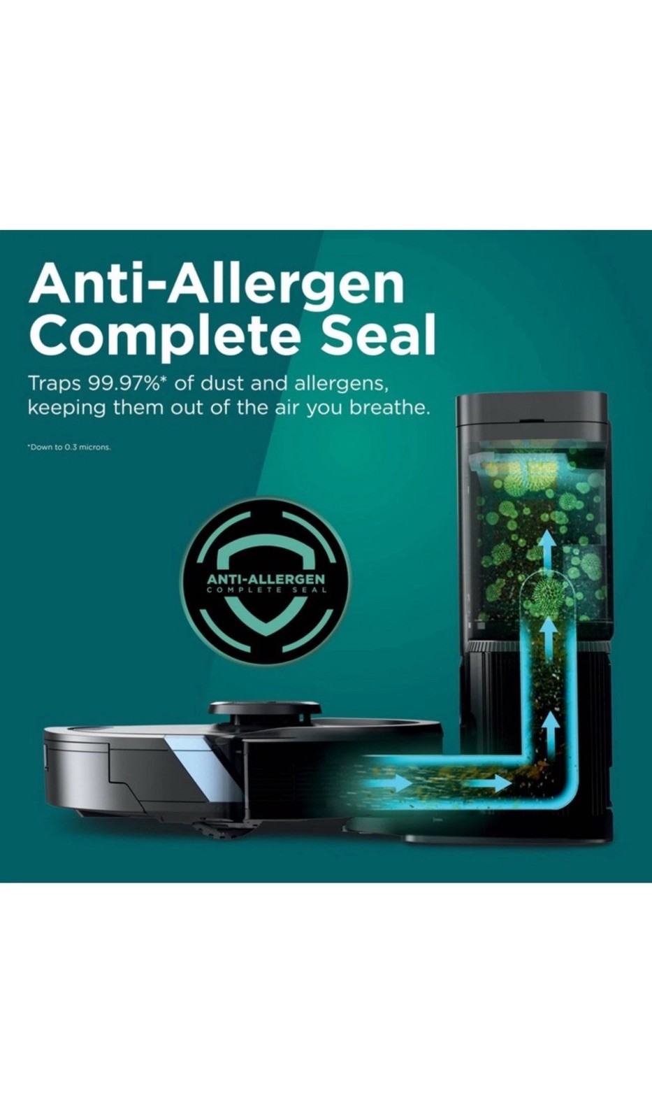 Shark AI Ultra RV2610WA 2-in-1 Robot Vacuum & Mop with XL 🆕HEPA-BOX BROKEN ⚠️