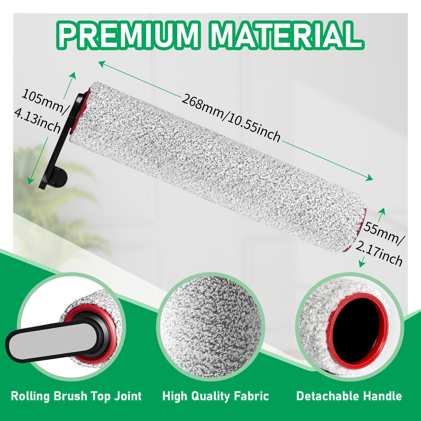 Klypticfit Replacement Brush Rollers & HEPA Filter Kit for Dreame H12 Pro