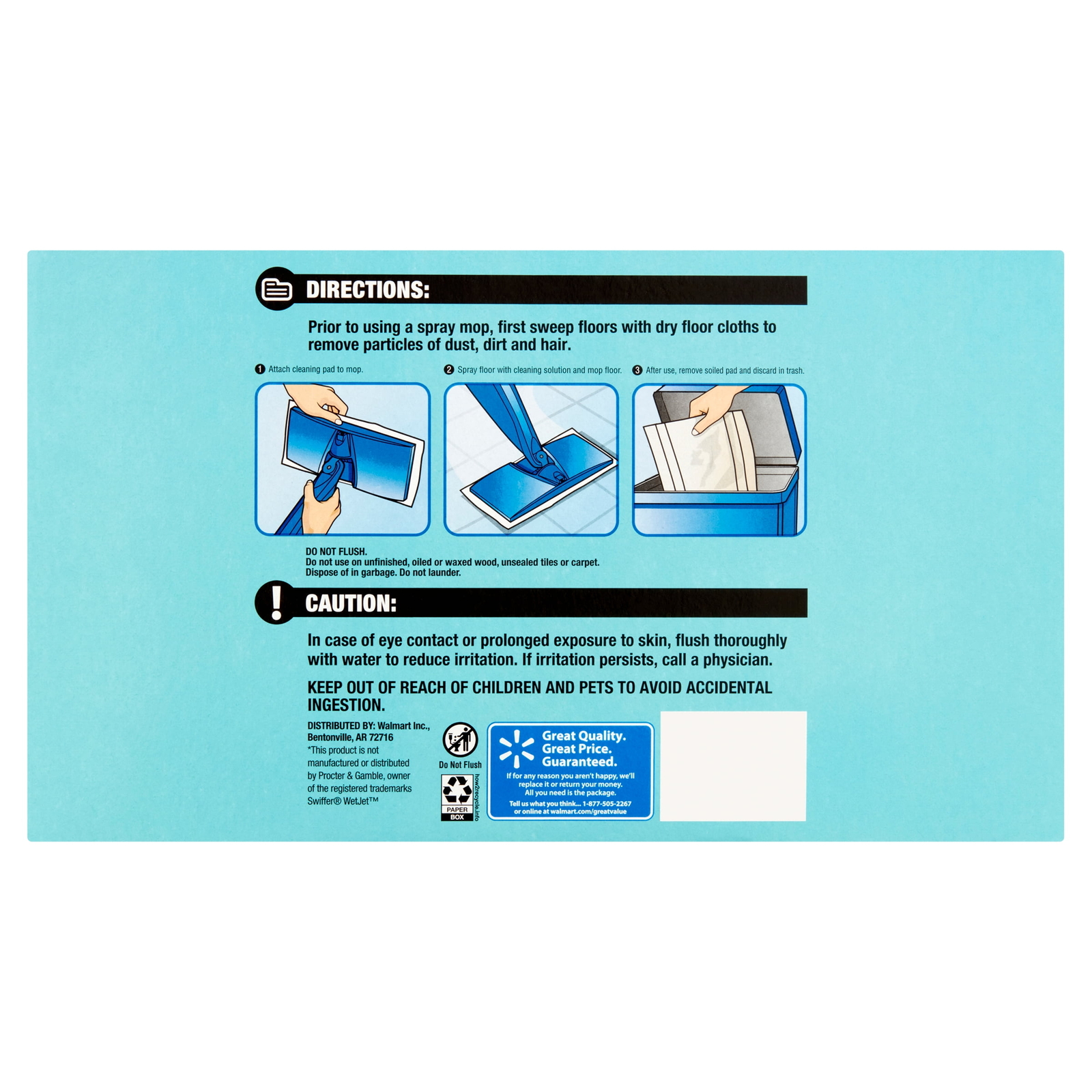 Deep Cleaning Mop Pads, 24 Count