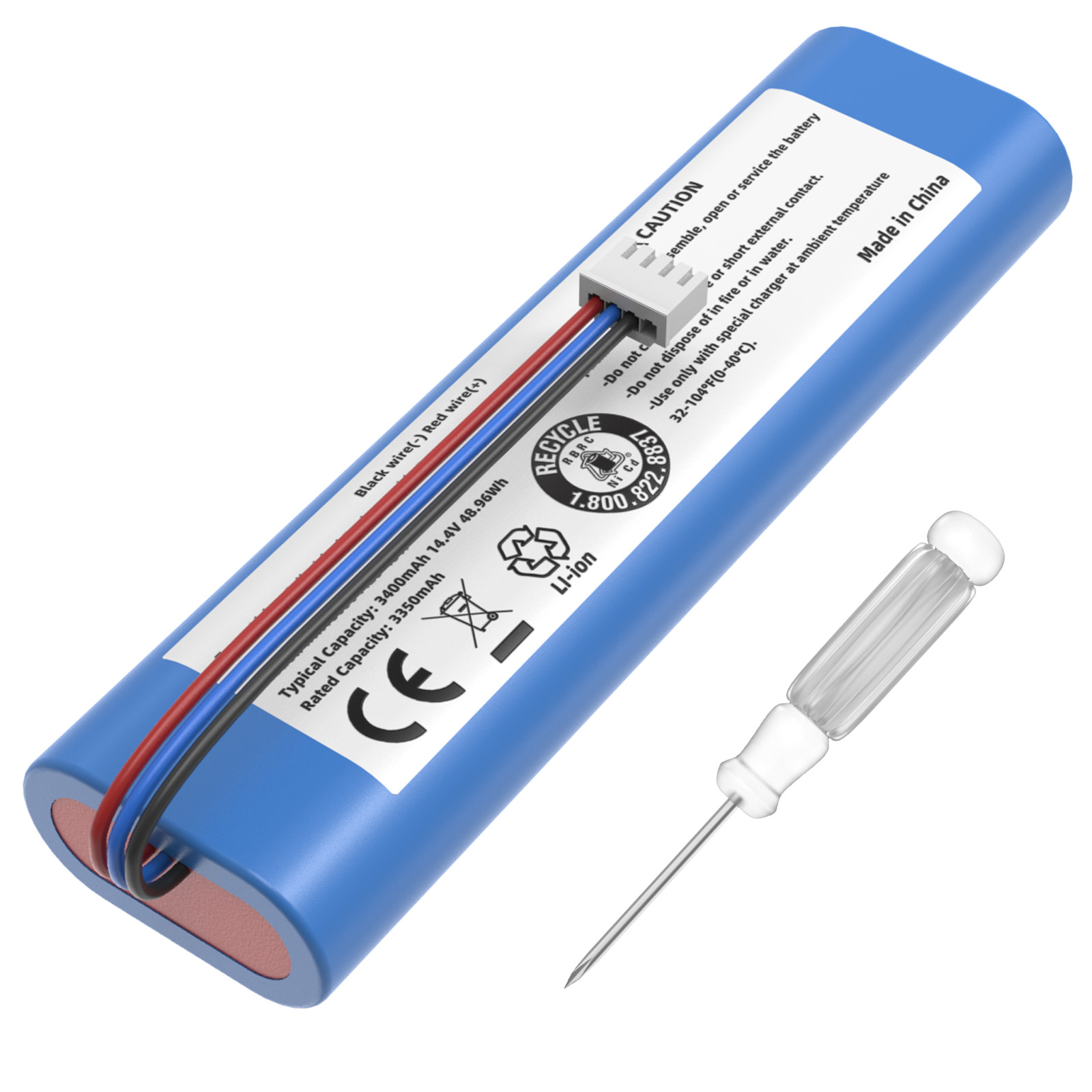 3400mAh Battery for Ecovacs Deebot N8 N8+ N8 PRO+, Deebot Ozmo 900 905 920 930