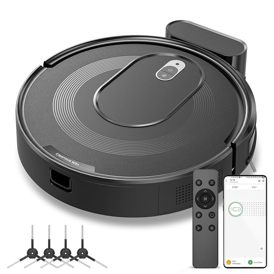Robot Vacuum, 100 Mins Runtime, Slim, Quiet, Automatic Robotic Vacuum Cleaner