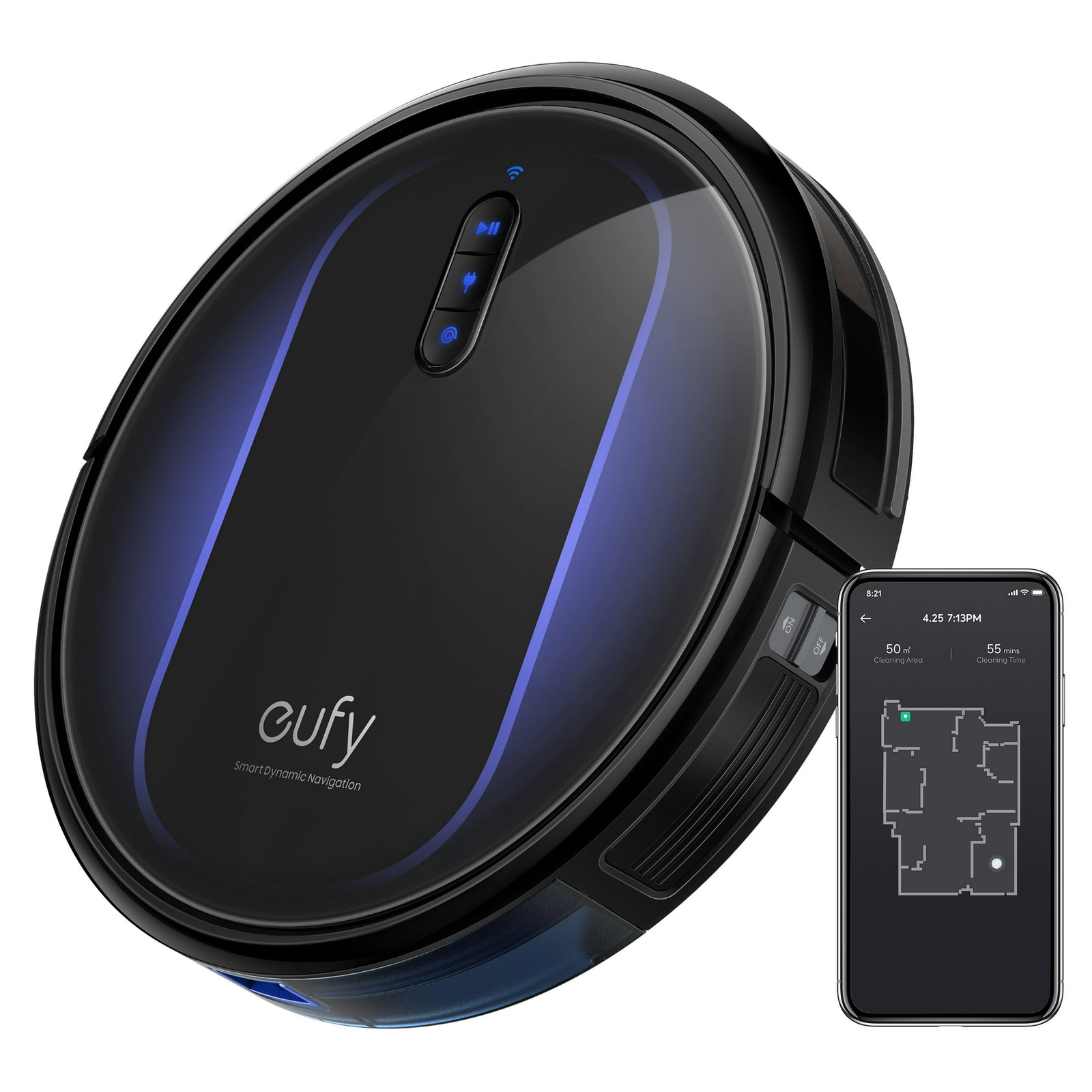 eufy RoboVac G32 Pro 2000Pa RoboVac Wi-Fi Robotic Vacuum Cleaner Navigation