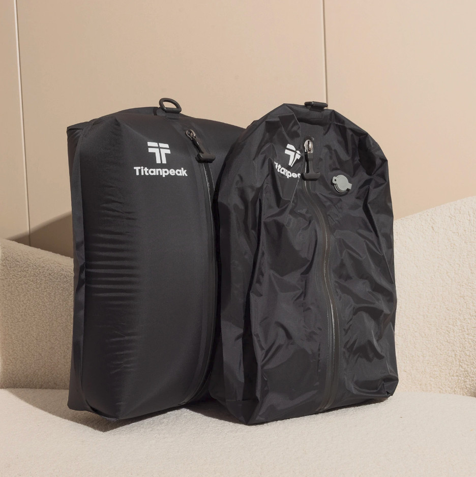 Vacuum Compression Travel Bag with Electric Air Pump Waterproof Storage Bag