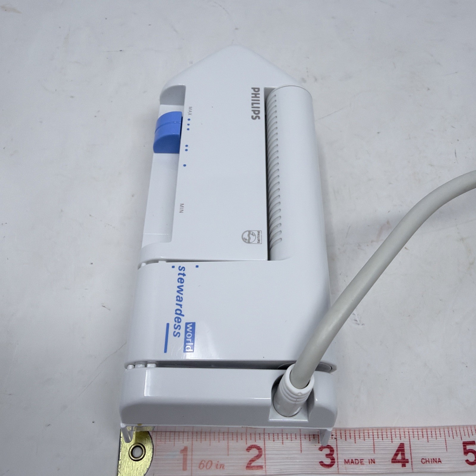 VTG Philips World Stewardess Model HD 1301/B Travel Iron Tested Working 110-240v