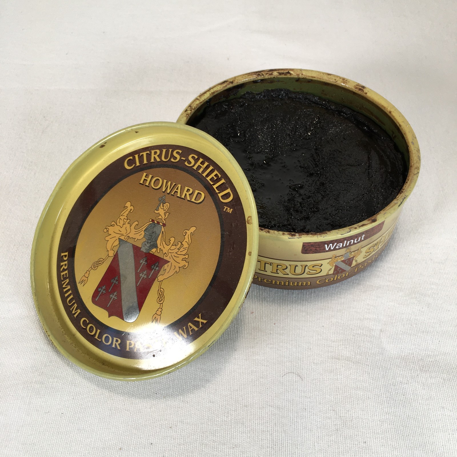 Vintage Howard Citrus Shield Premium Color Paste Wax Walnut 11oz