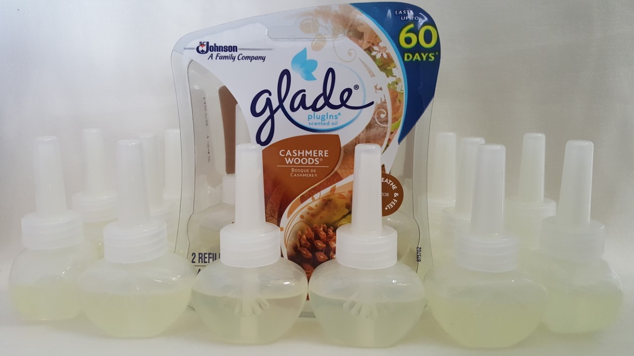 12 Glade Plugins Scented Oil Refills Hawaiian Clean Cashmere Pick Air Fragrance