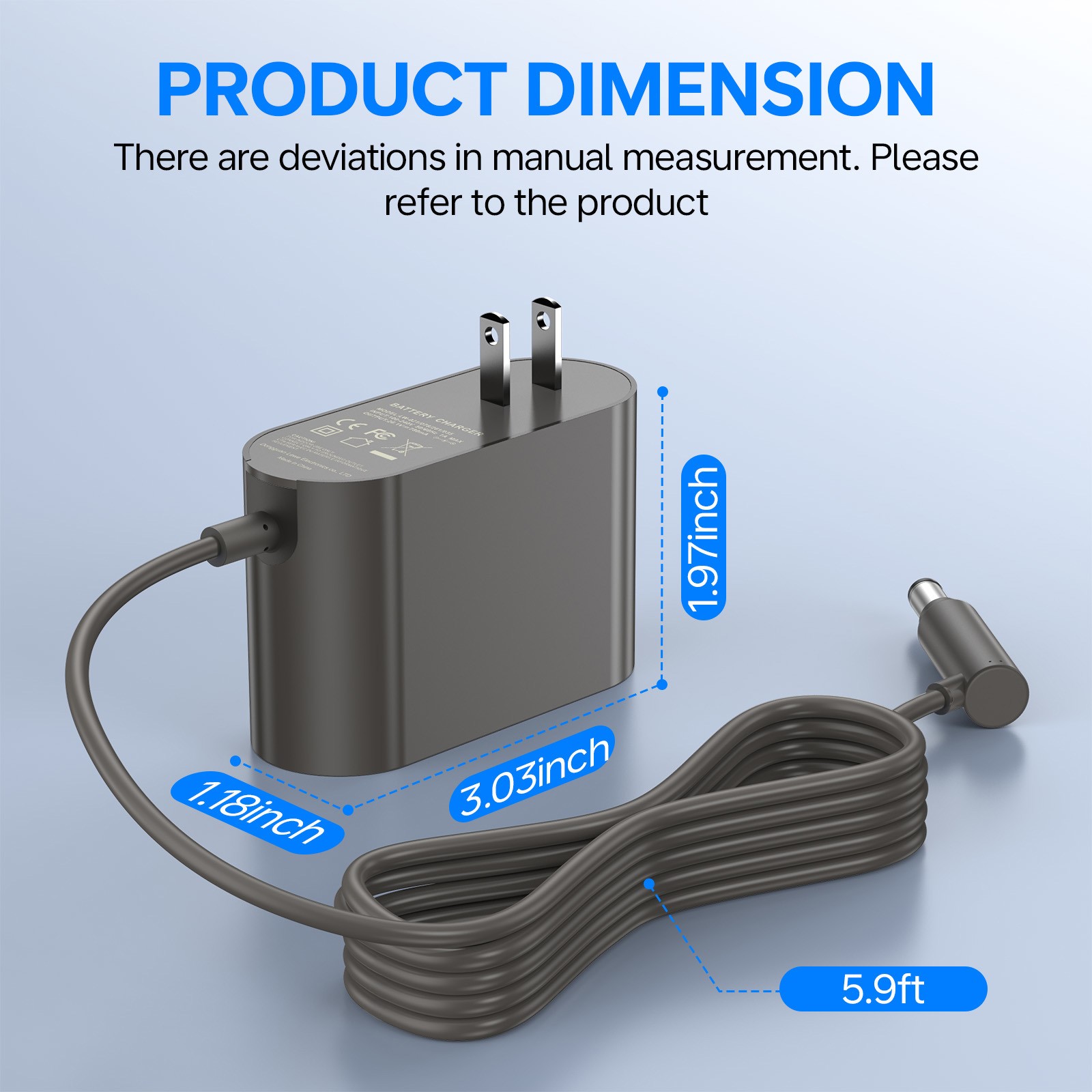 26V AC Power Adapter Charger For Dyson V6 V7 V8 DC58 DC59 DC61 DC62 SV03 Vacuum