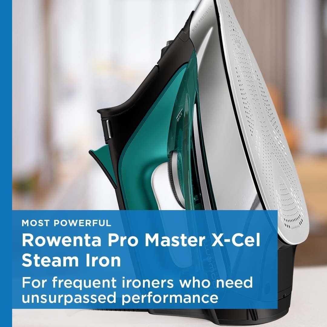Rowenta Pro Master Stainless Steel Soleplate Steam Iron *OPEN BOX, See Pictures*