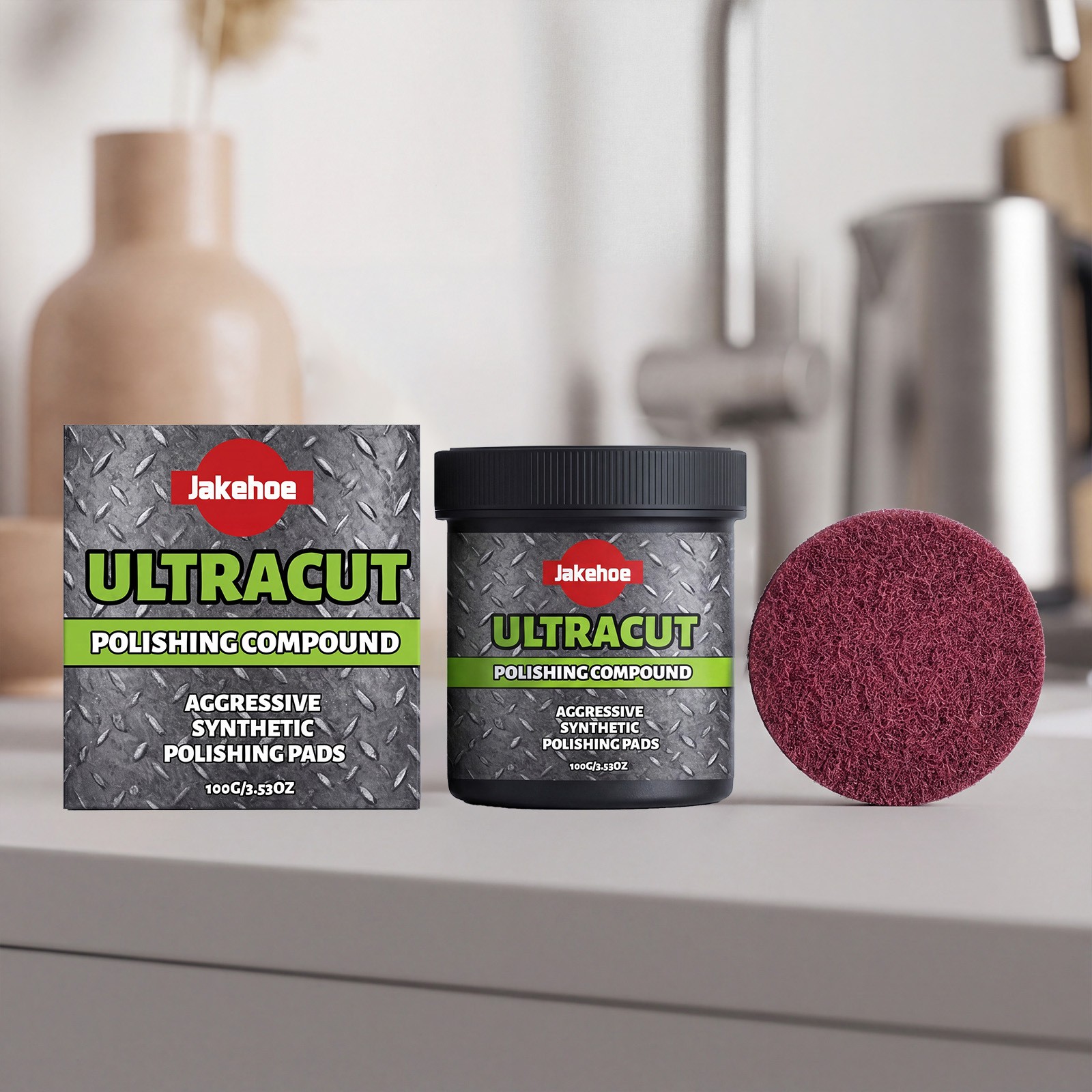 Ultracut Polishing Compound,Surface Restoration Polish With Pad 100G~20%OFF