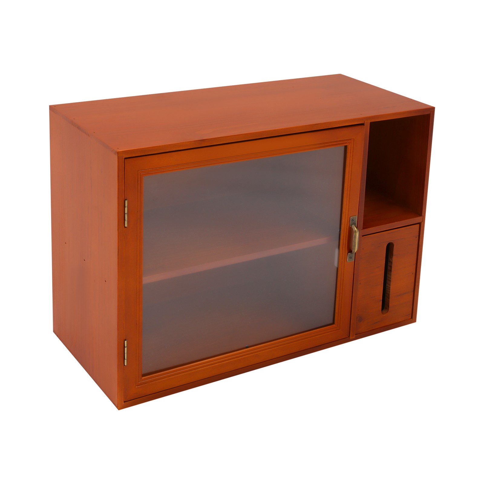 Storage Rack With Door, Countertop Organizer for Bread, Cup, Jar, Small Decor