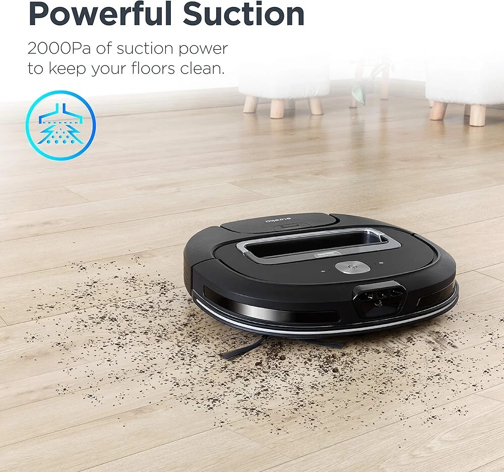 Eureka Groove Robot Vacuum Cleaner, Wi-Fi Connected, App, Alexa & Remote Control