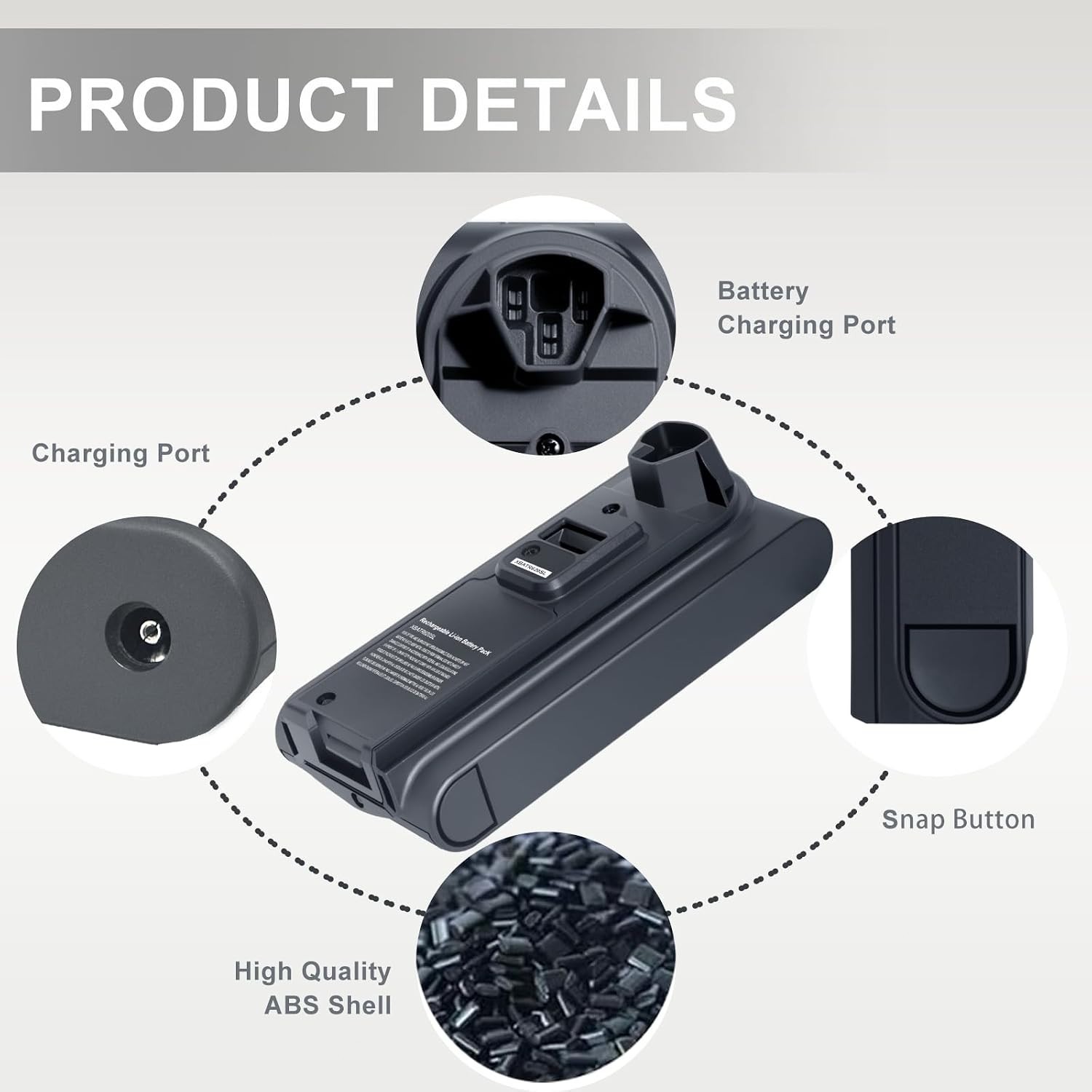 21.6V 3.5Ah Lithium Battery For Shark XBATR620SL IZ540H IZ562H UZ565H Cordless