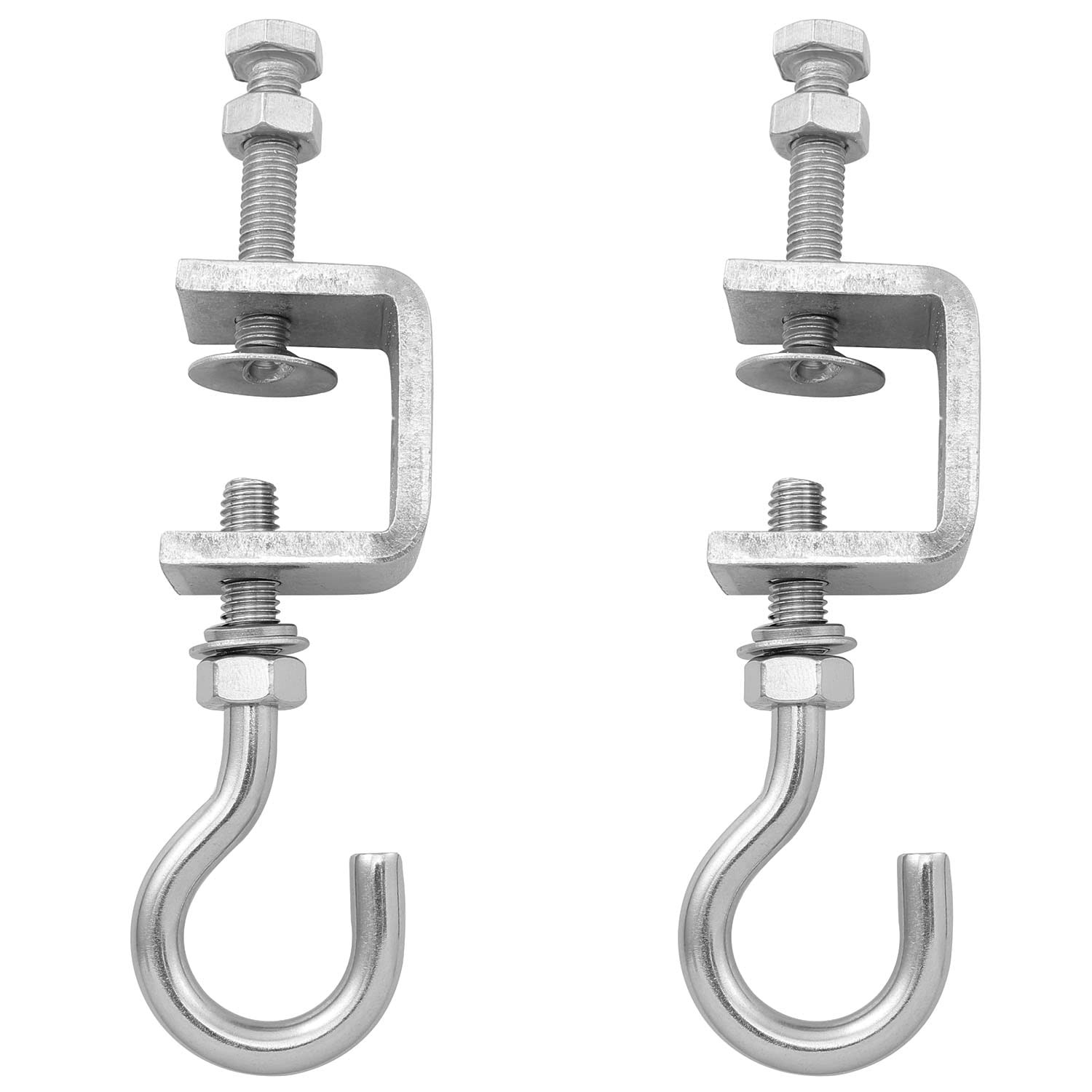 Beam Hook 2Set 1-3/16 Inch 304 Stainless Steel C Clamps and Heavy Duty Hangin…