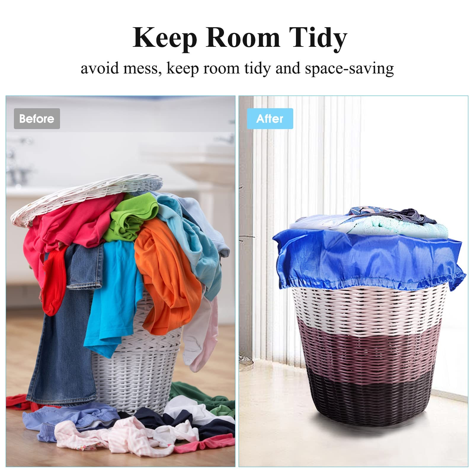 OTraki Heavy Duty Large Laundry Bags 2 Pack 28 x 45 inch XL Drawstring Travel