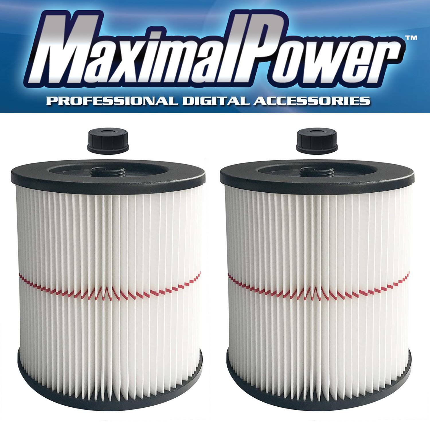 MaximalPower Replace Cartridge Filter for Shop Vac Craftsman 9-17816 Wet Dry