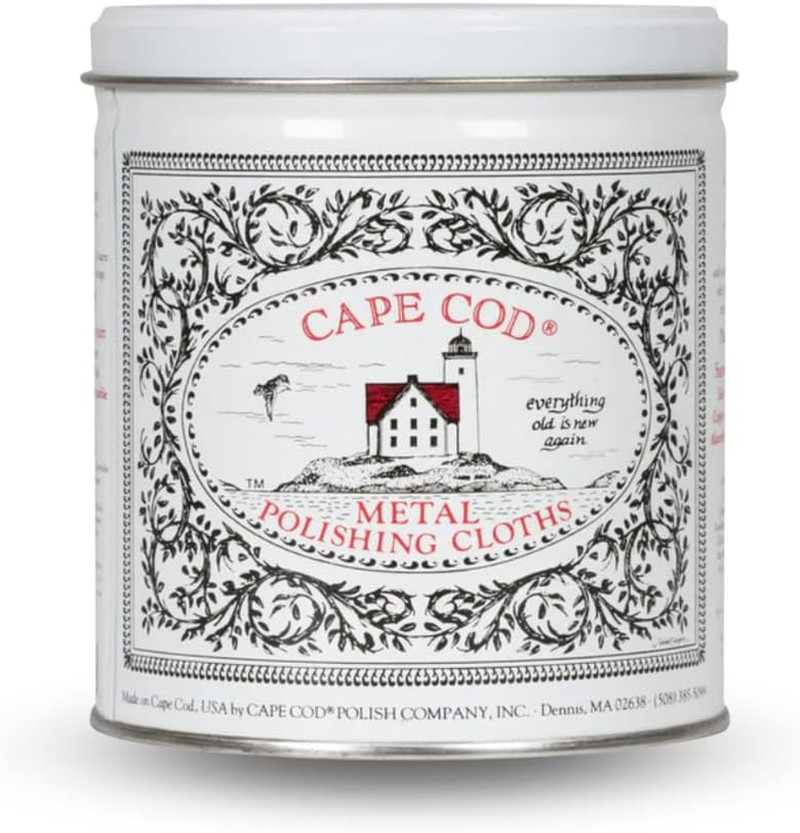 Polishing Metal Tin Bundle for Fine Metals | (12) 4X6 Polishing Cloths | (1) 12X