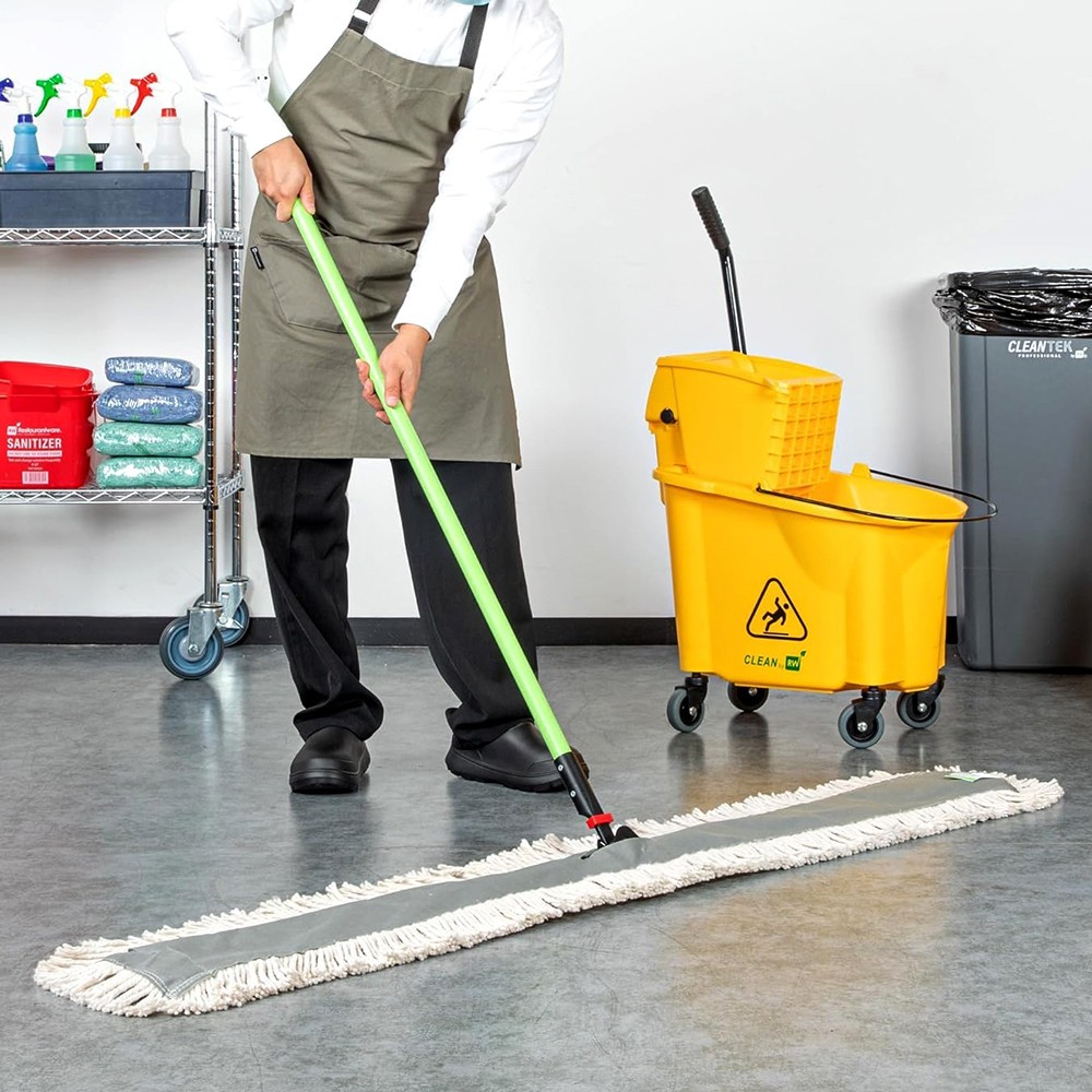 60″ COMMERCIAL DUST MOP HEAVY DUTY DRY FLOOR DUSTER FOR LARGE AREA RESTAURANT