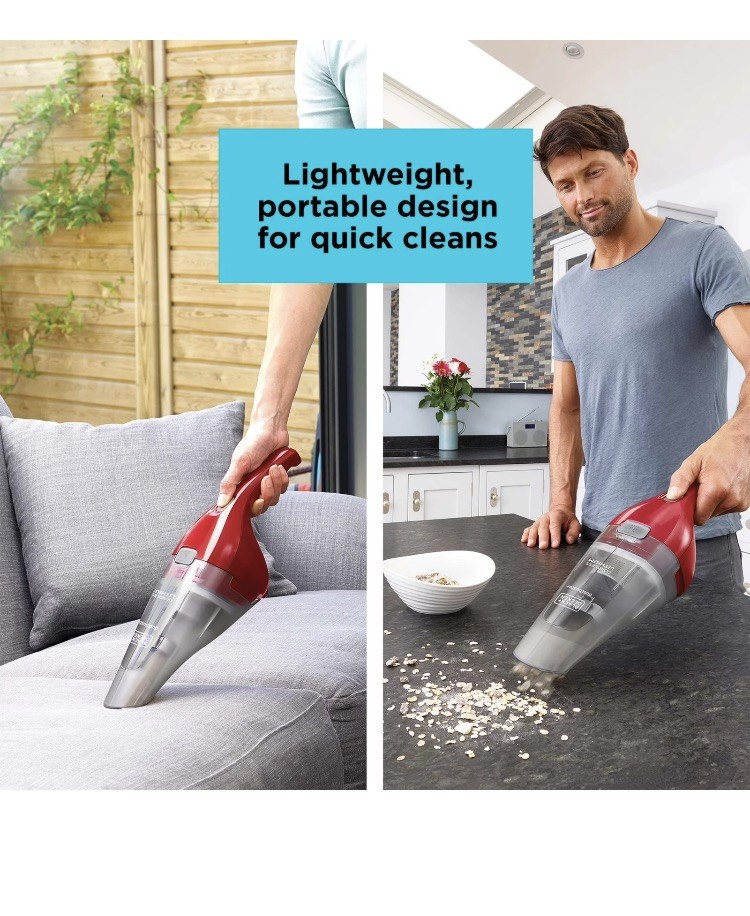 BLACK+DECKER Dustbuster Red/Black Handheld Vacuum Cleaner