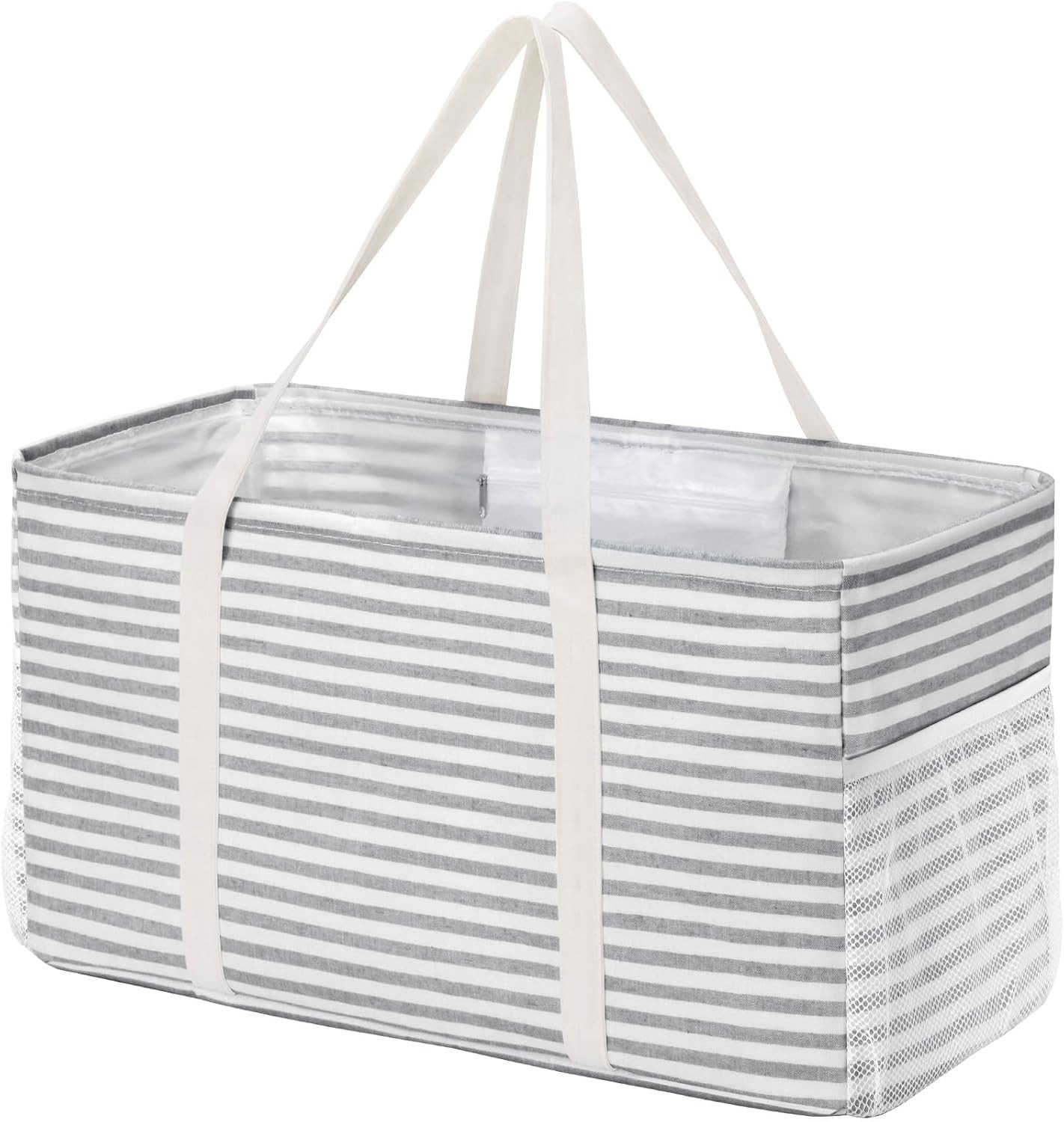 Stand Up Extra Large Utility Tote Bag with Metal Wire Frame Thirty One Utilit…