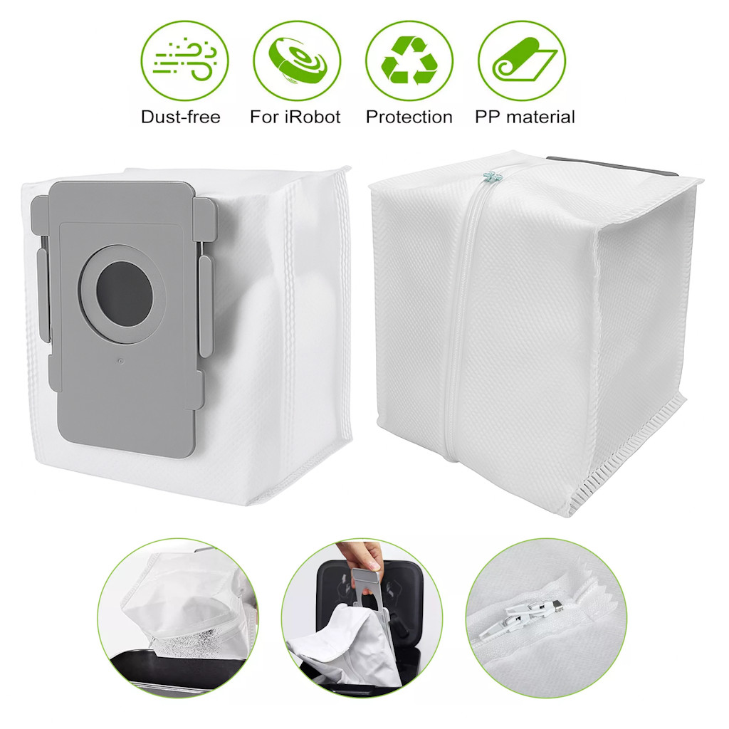 Refill Kit for iRobot Roomba S9 S9+ Plus Roller Filter Brush Zipper Dust Bag
