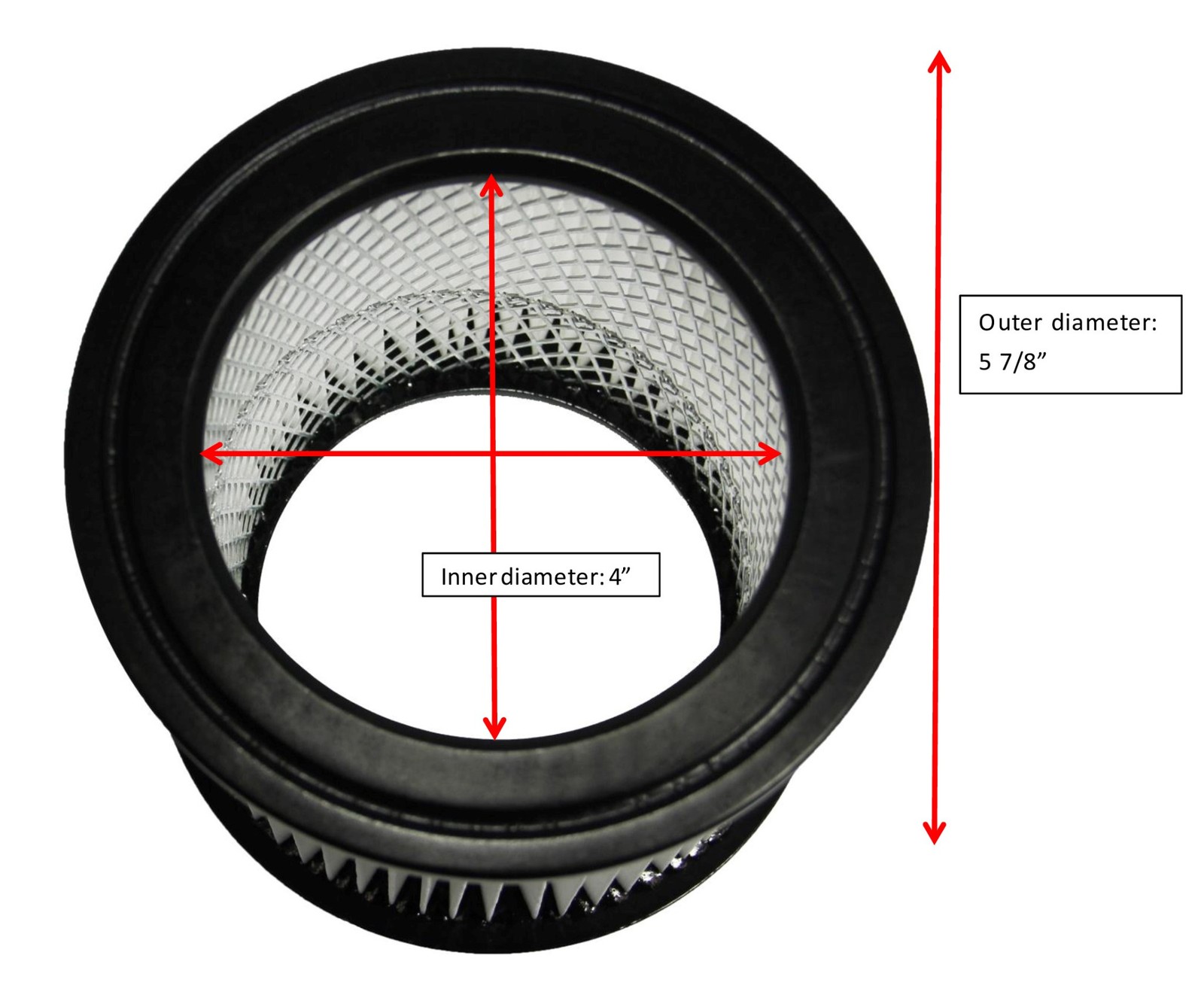 Replacement Vacuum Filter for Shop-Vac 903-98 Wet/Dry Cartridge (1/2/3/4 pack)