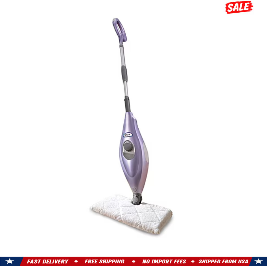 Shark Steam Pocket Mop with Washable Pads for Hard Floors, Lightweight, Purple