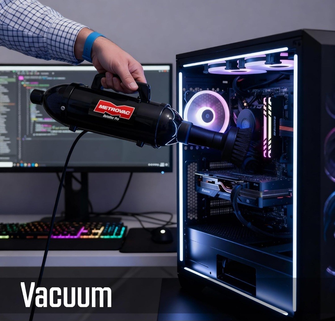 METROVAC Electric DataVac Pro Series | Model MDV-1BA | Computer Vacuum | Blower