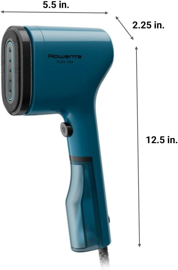 PurePop Handheld Steamer for Clothes 1.5 Lbs 15 Second Heatup, 2.3 Oz Capacit…