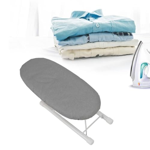 Foldable Mini Ironing Board, Portable Tabletop Ironing Stand for Sleeves Gray