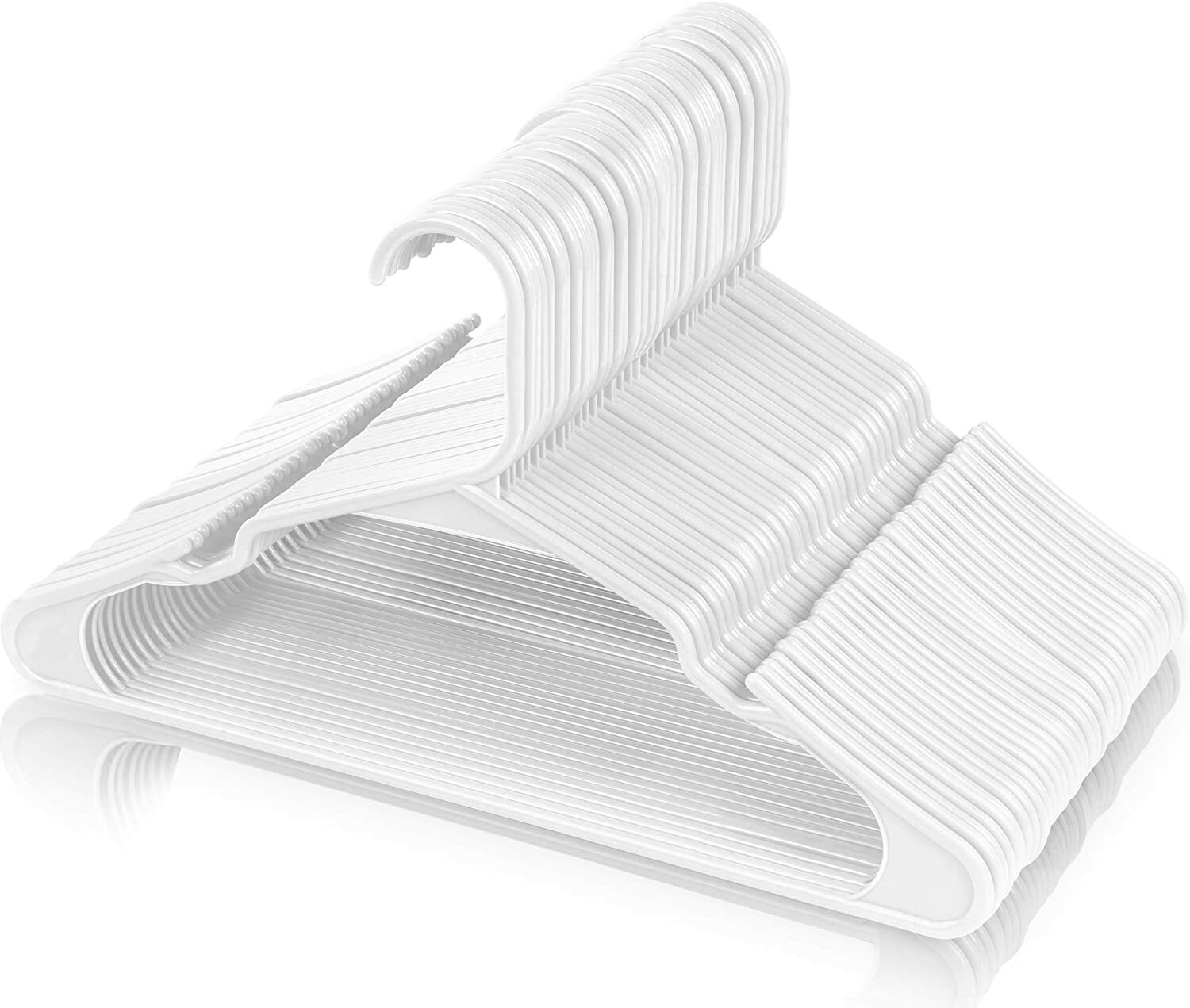 Plastic Hangers Light weight Space Saving Hangers 30 & 50 Pack Utopia Home