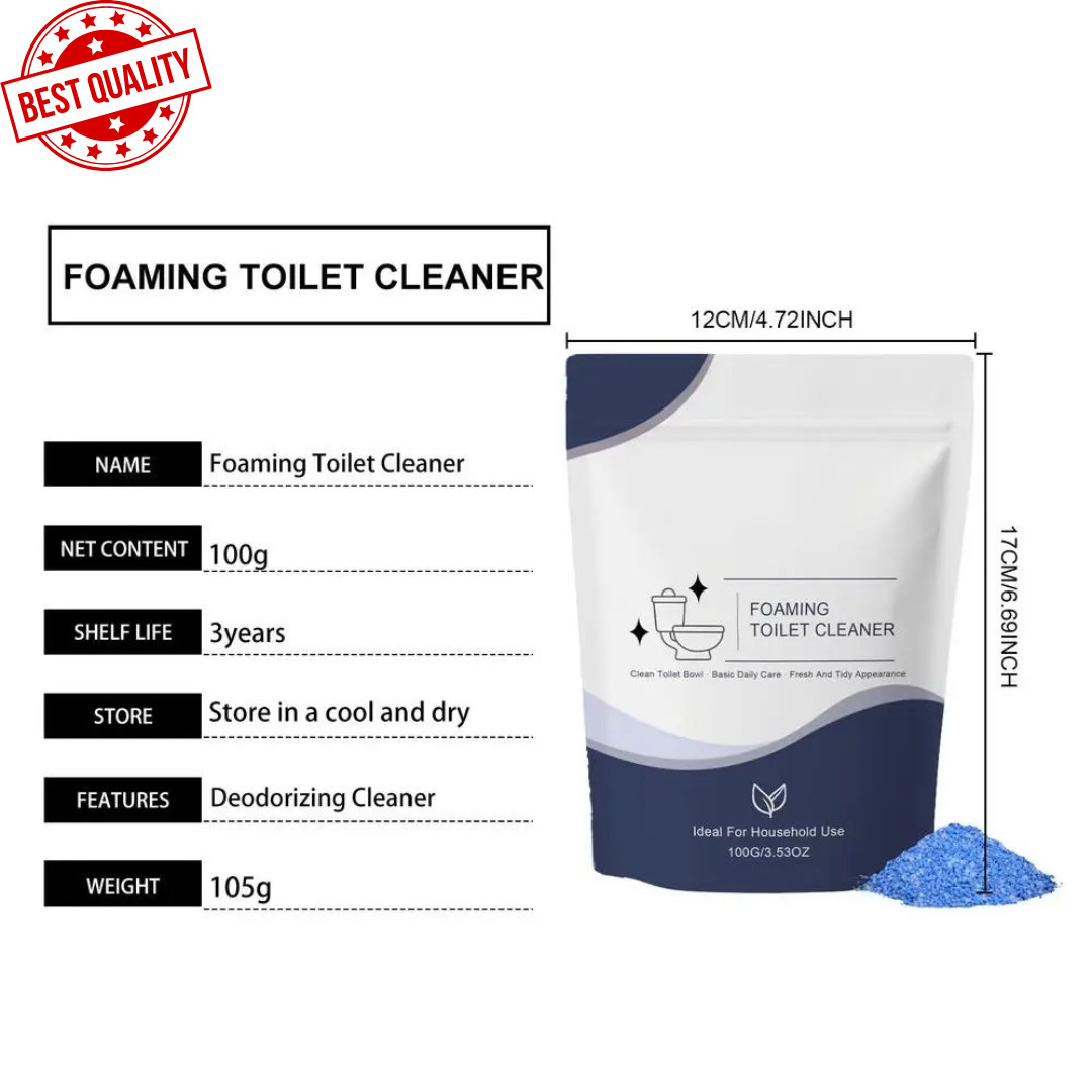 Restorabowl Foaming Cleaning Powder Fresh Scent Fast Dissolving Daily Care 300g