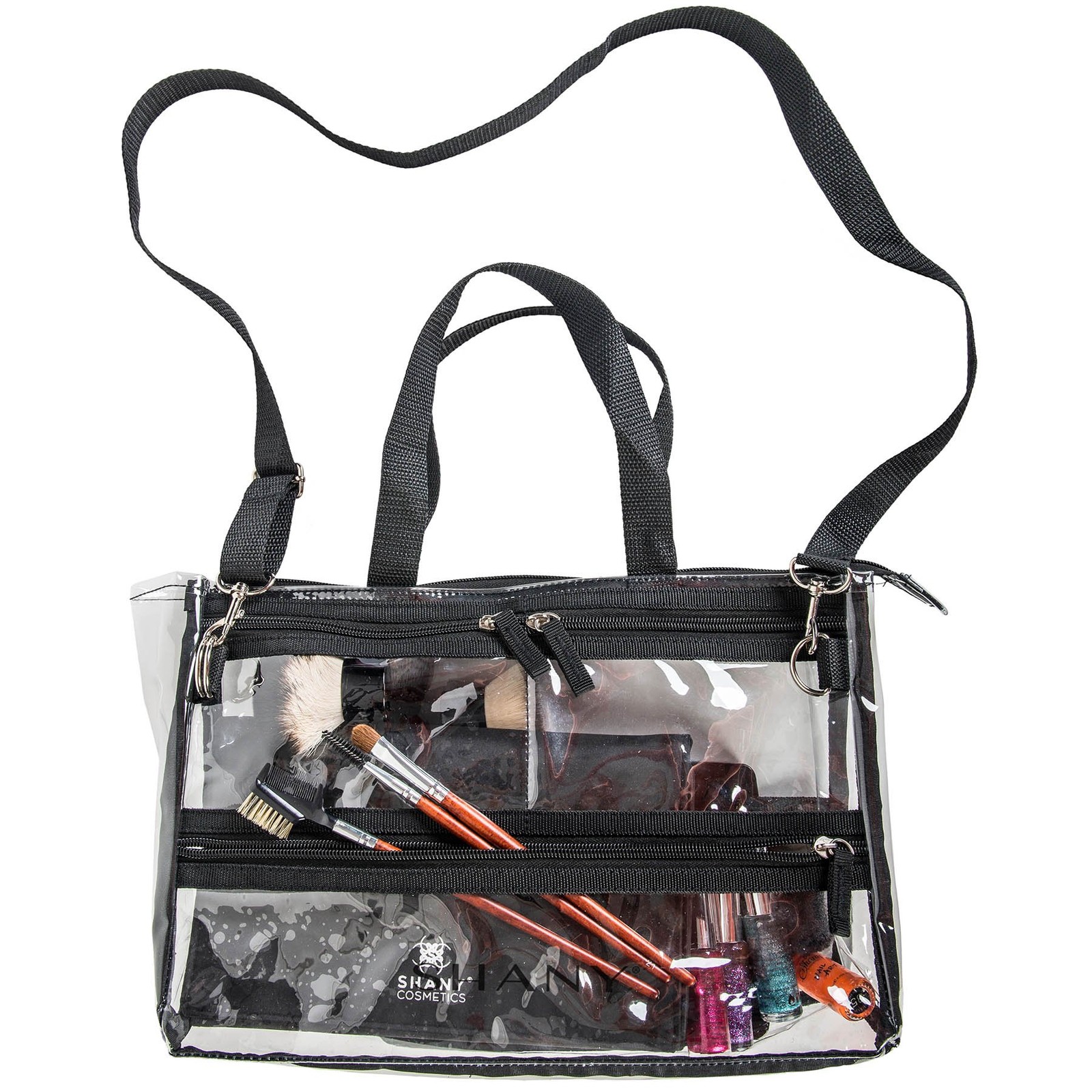 SHANY The Game Changer Travel Bag- 13.5×9.5×1.75 Inch (Pack of 1), BLACK