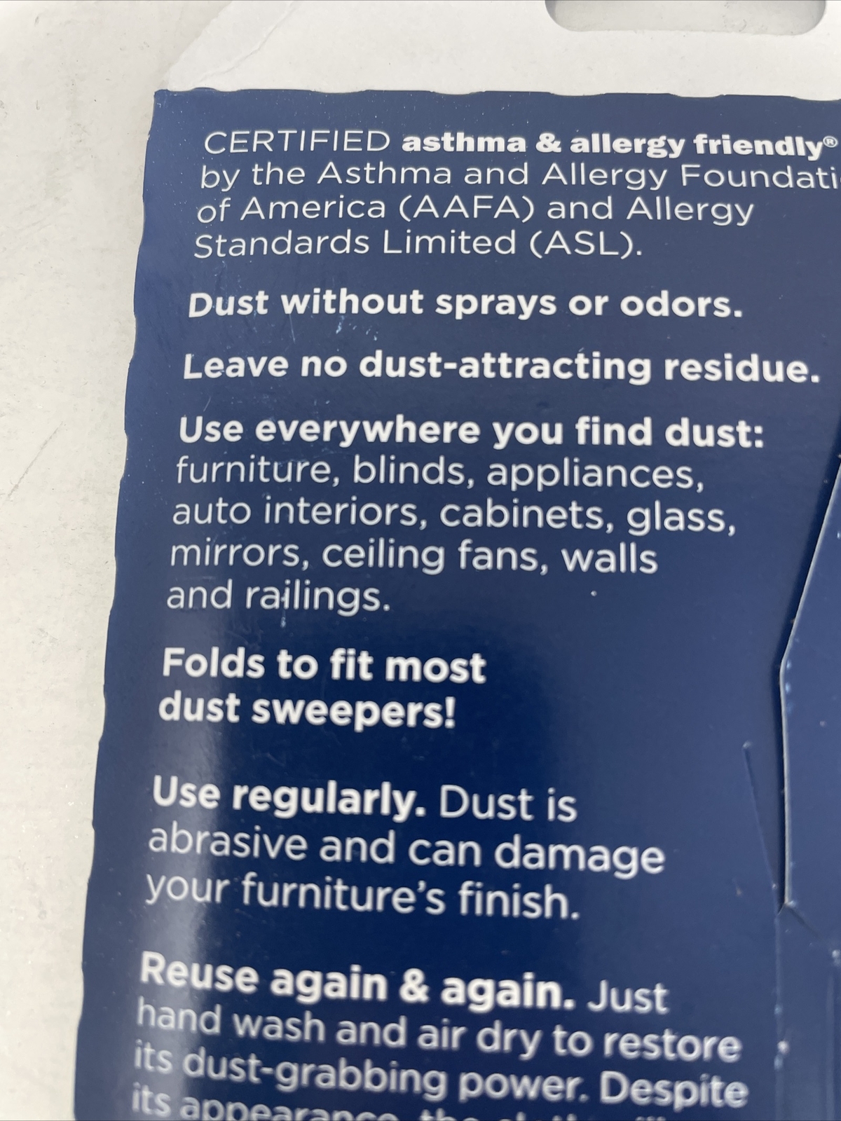 GUARDSMAN 462100 Dusting Cloth, 18 in L, 14 in W, Cotton 1 PACK
