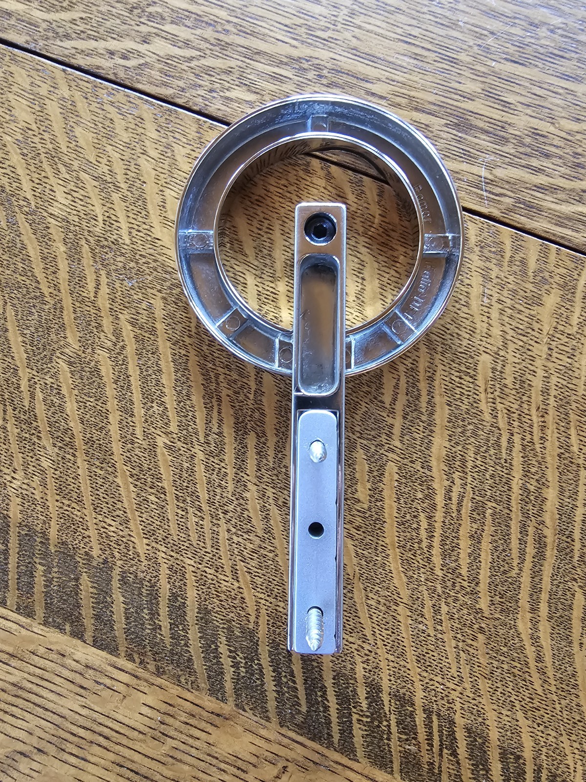 PAMAR Hook Wall Mount Coat Hanger HOOK Retail $118 Display BRUSHED NICKEL Italy