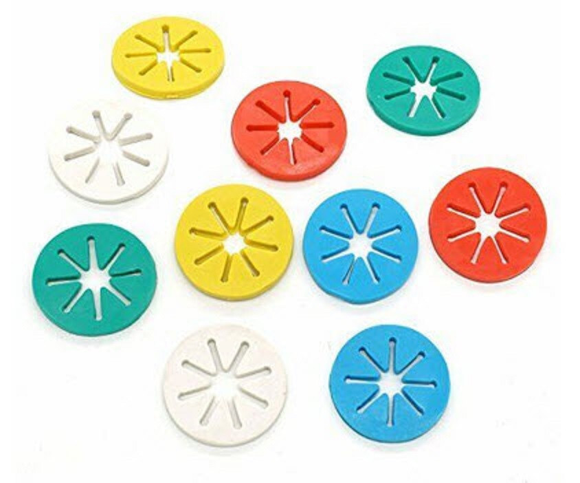 20 PCS SOCK HOLDERS RING CLIPS STOCKING ORGANIZER FOR WASHING & SORTING SOCKS