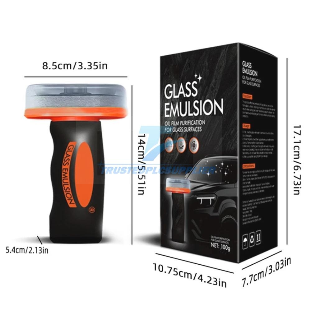 5PCS Glass Guard & Emulsion Cleaner – Oil Film Remover Lotion for Glass Surfac