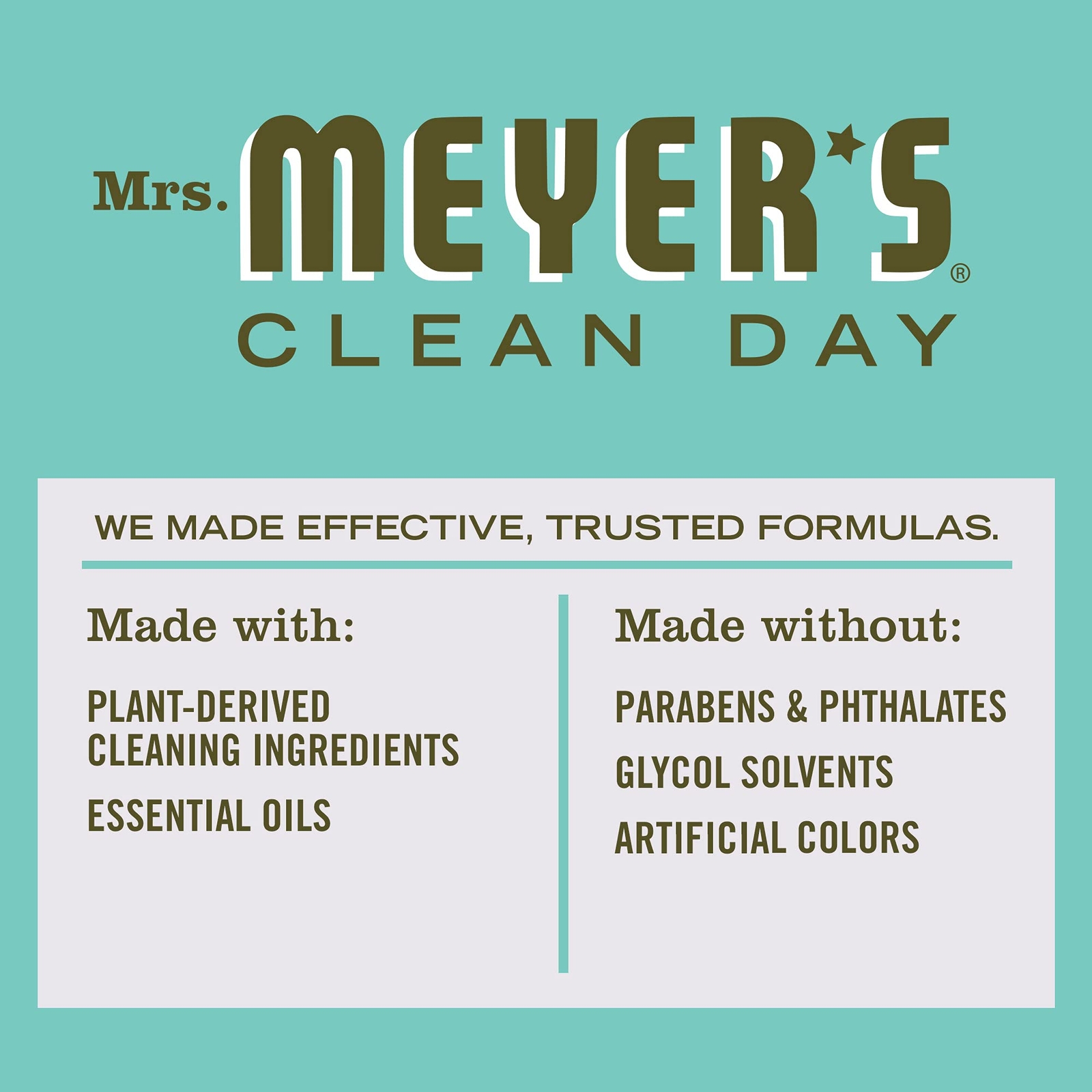 Mrs Meyer’s Clean Day Multi Surface Cleaner Basil Pack of 3 16 Fl Oz Cleaners