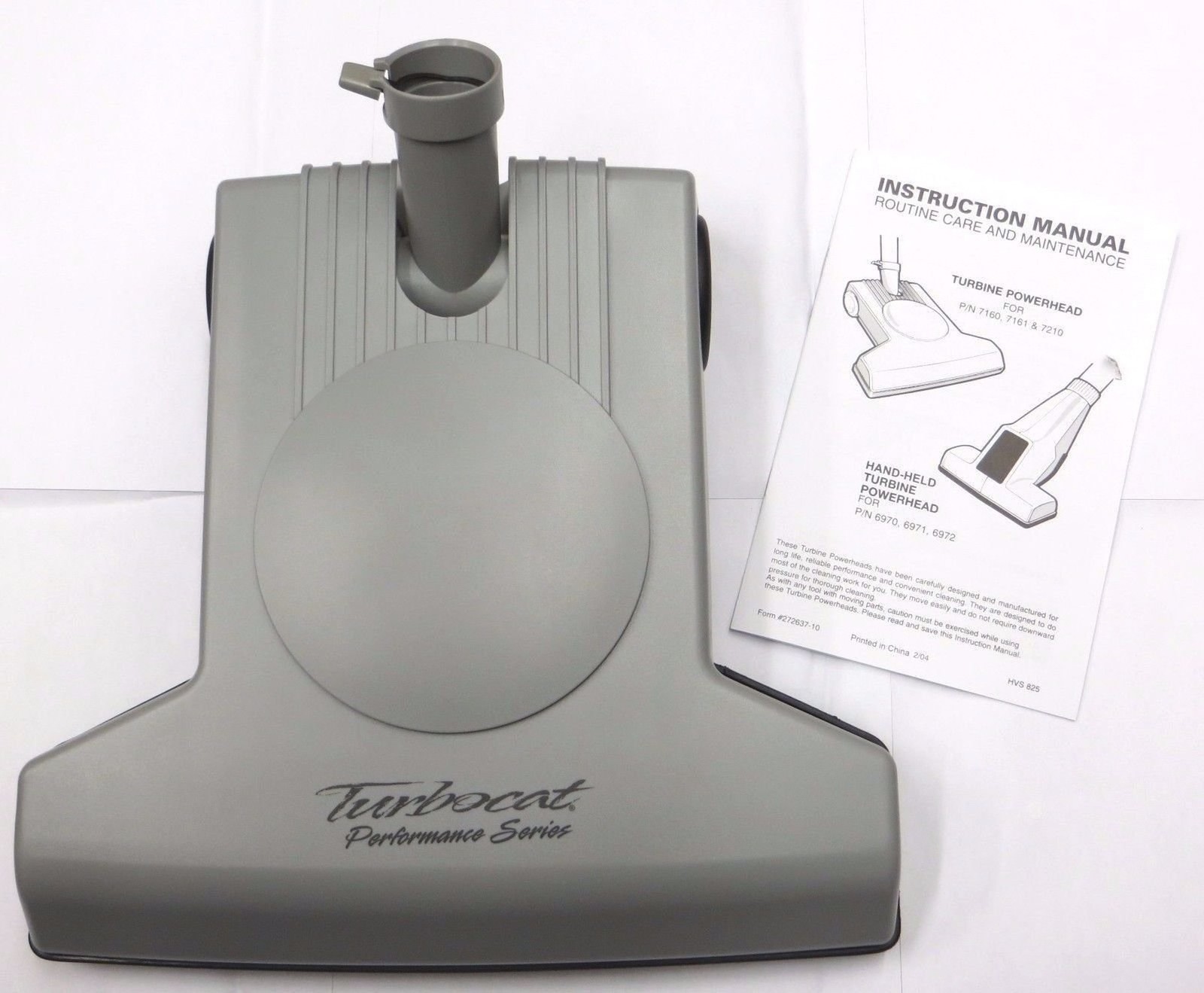 TurboCat Air Driven performance Brush for all Central Vacuums (Gray)